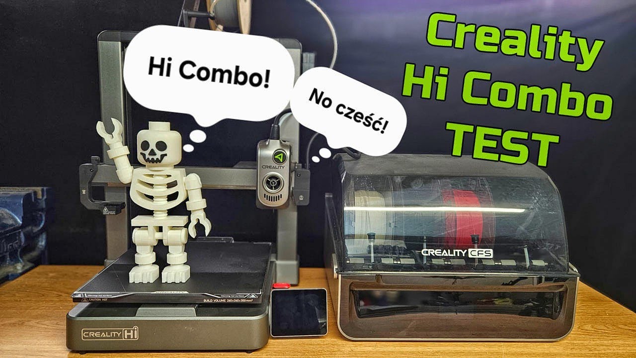 Creality Hi Combo CFS - TEST - Drukarka 3D z Multicolorem jak AMS. Godny Konkurent Dla Bambu A1 AMS?