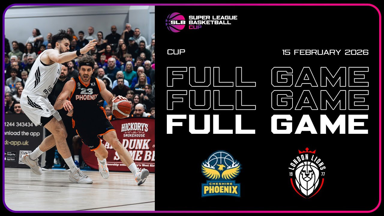 LIVE SLB CUP SEMI-FINAL ACTION: Cheshire Phoenix vs London Lions