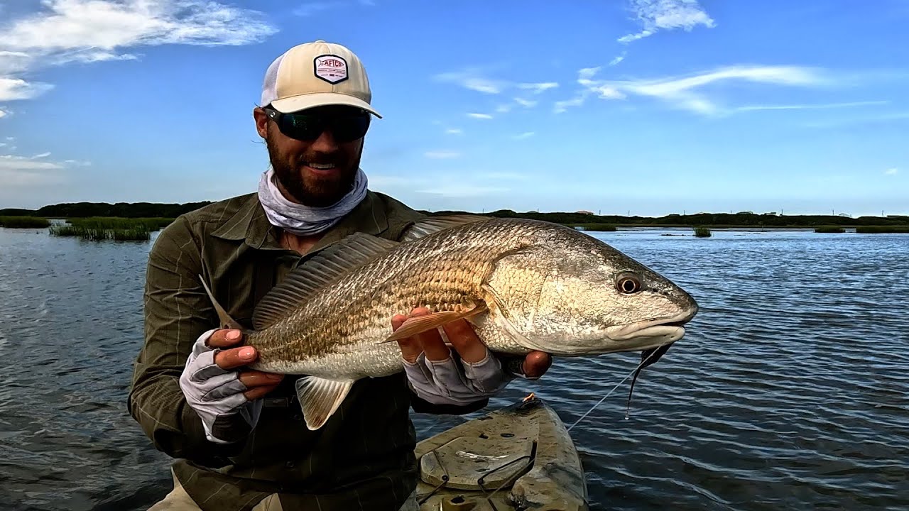 Kayak Fly Fishing for Redfish - St. Augustine, Fl
