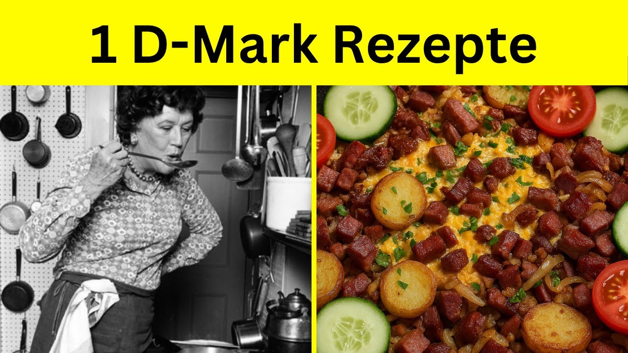 15 Deutsche Gerichte, die weniger als 1 D-Mark gekostet haben!