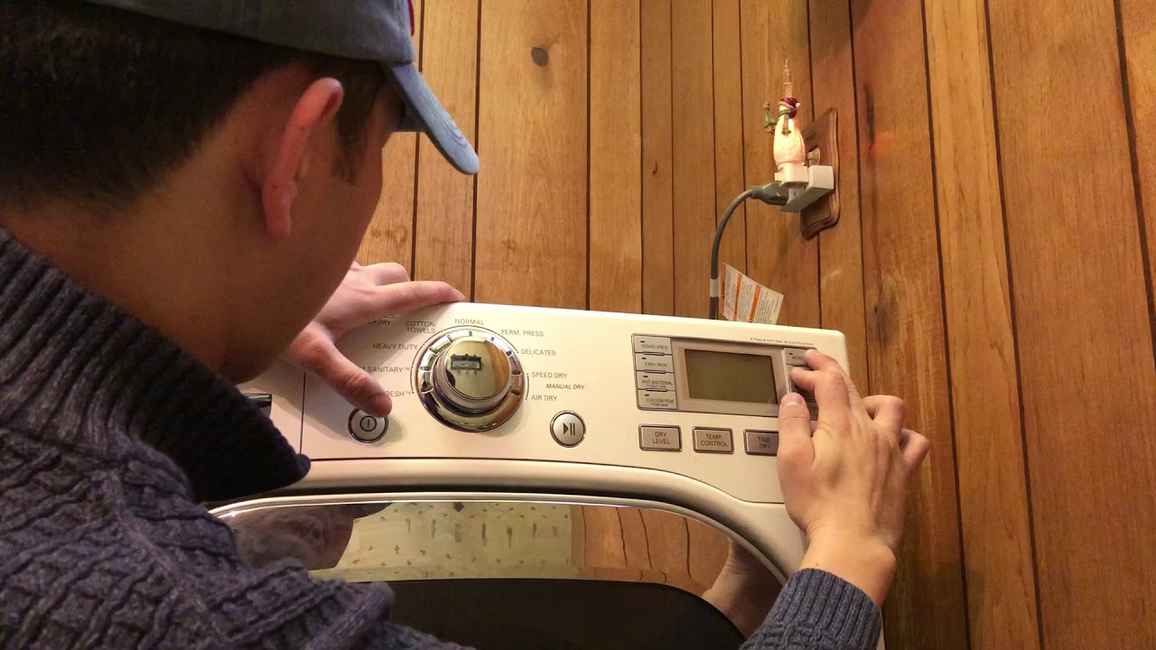 Service Mode LG Dryer