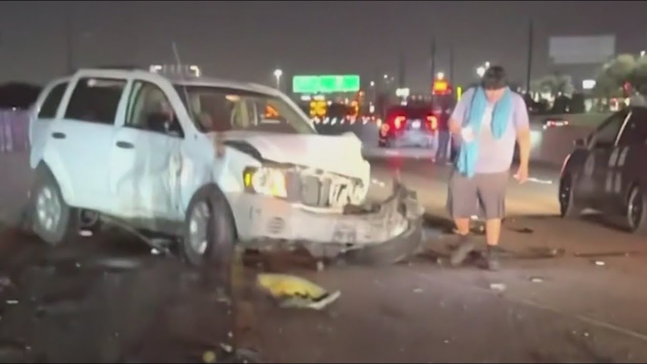 Witness shares video of man arrested during I-35 deadly crash