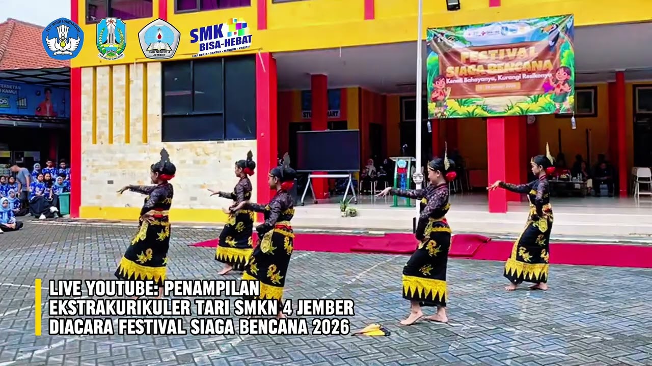 EKSKUL TARI MENAMPILKAN TARI PANORAMA BANYUWANGI DI ACARA FESTIVAL SIAGA BENCANA 2026