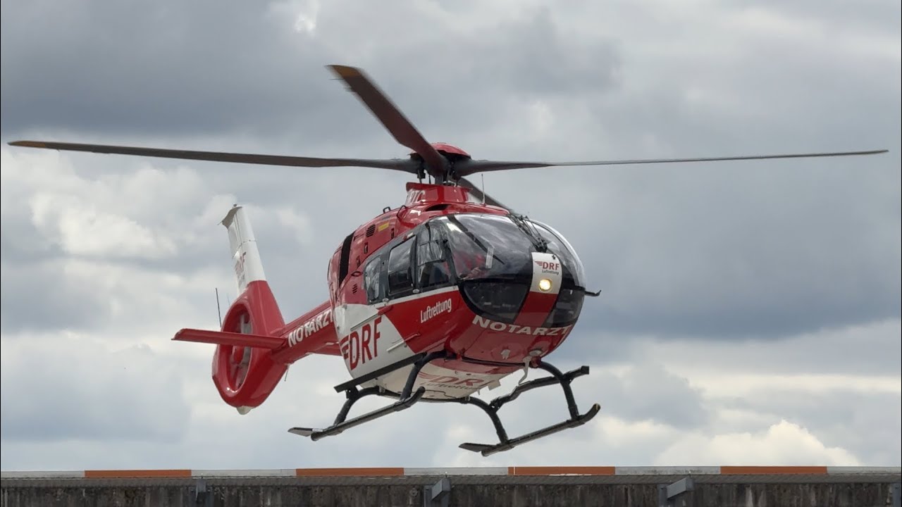 DRF Luftrettung | Start Christoph 41 | Airbus H135 | D-HRTC | Helios Klinikum Pforzheim