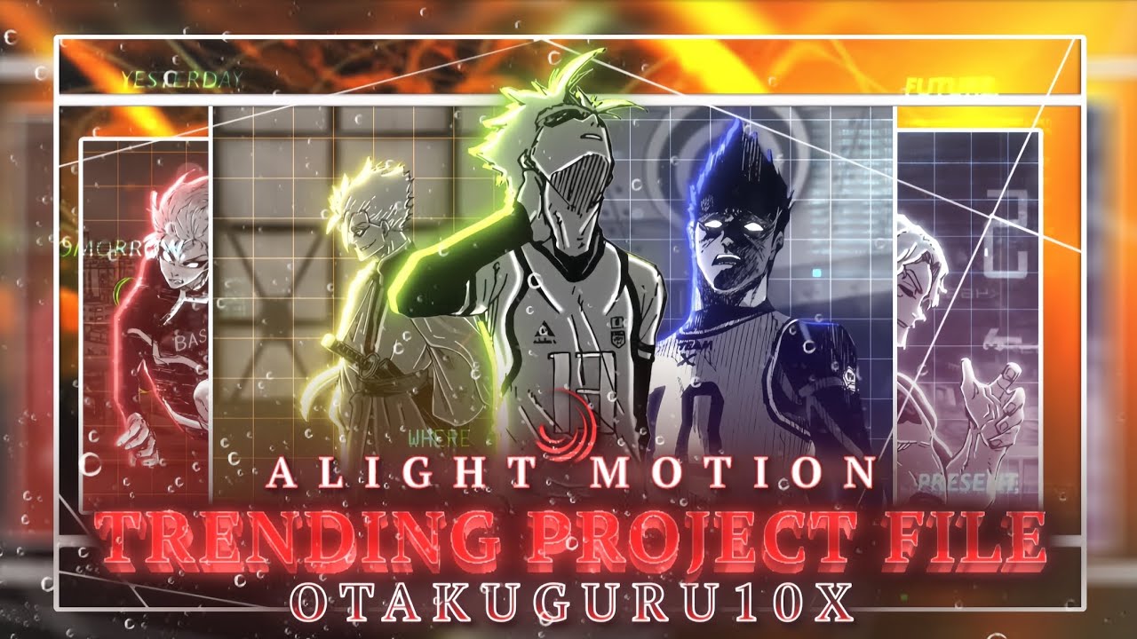 4 Insane Manga Edit Project Files For Alight Motion 🔥