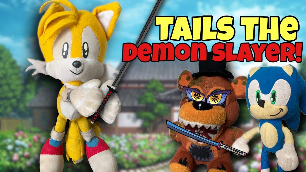 Sonic The Hedgehog Plush: Tails The Demon Slayer!