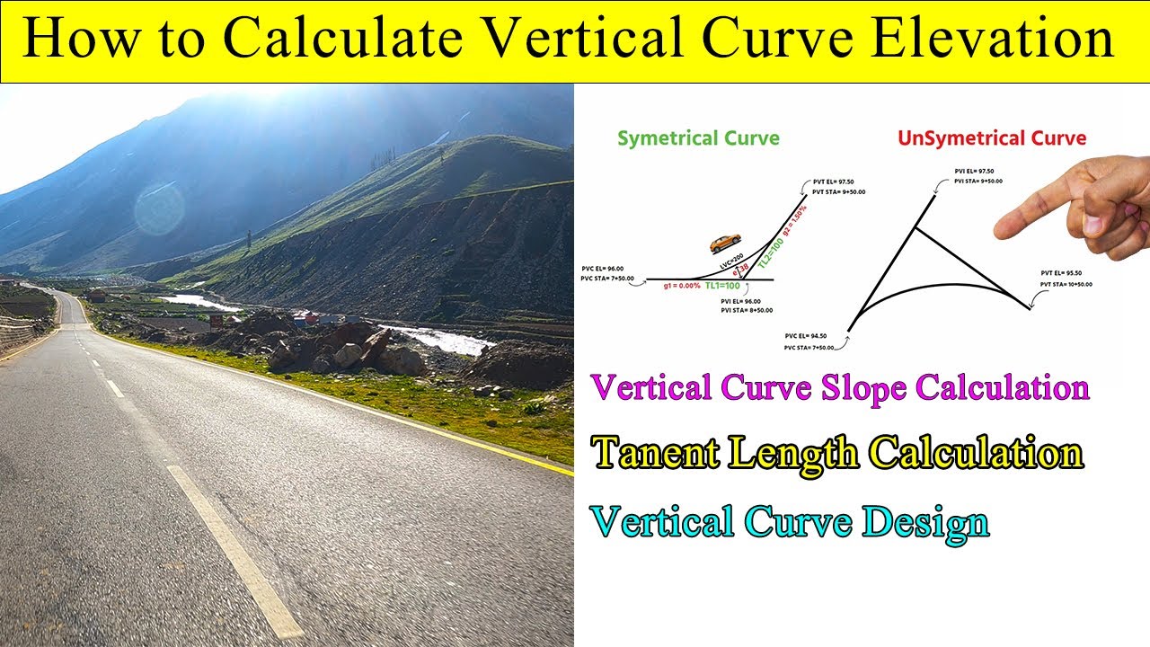 How to Calculate Vertical Curve Elevation| How to Solve Vertical Curve| Vertical Curve Solution