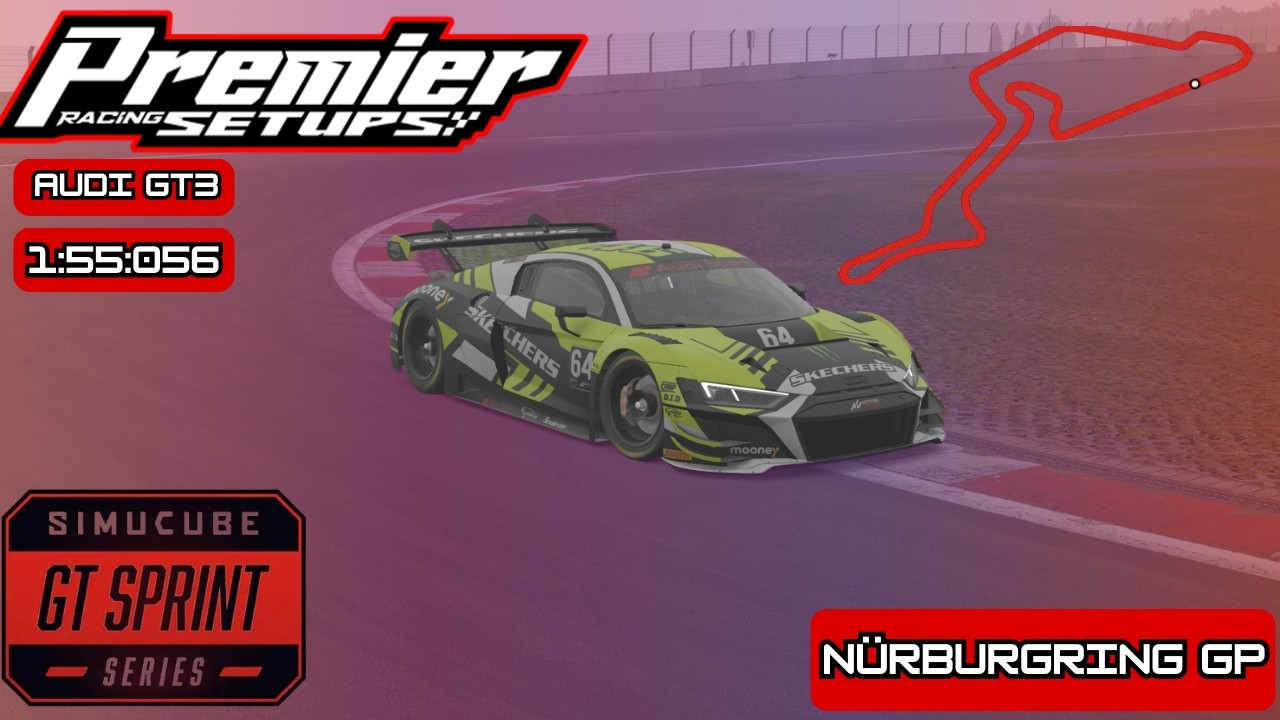 iRacing Hotlap and Track Guide | Audi GT3 @ Nürburgring GP | Gt Sprint Series by Simcube | S26W11