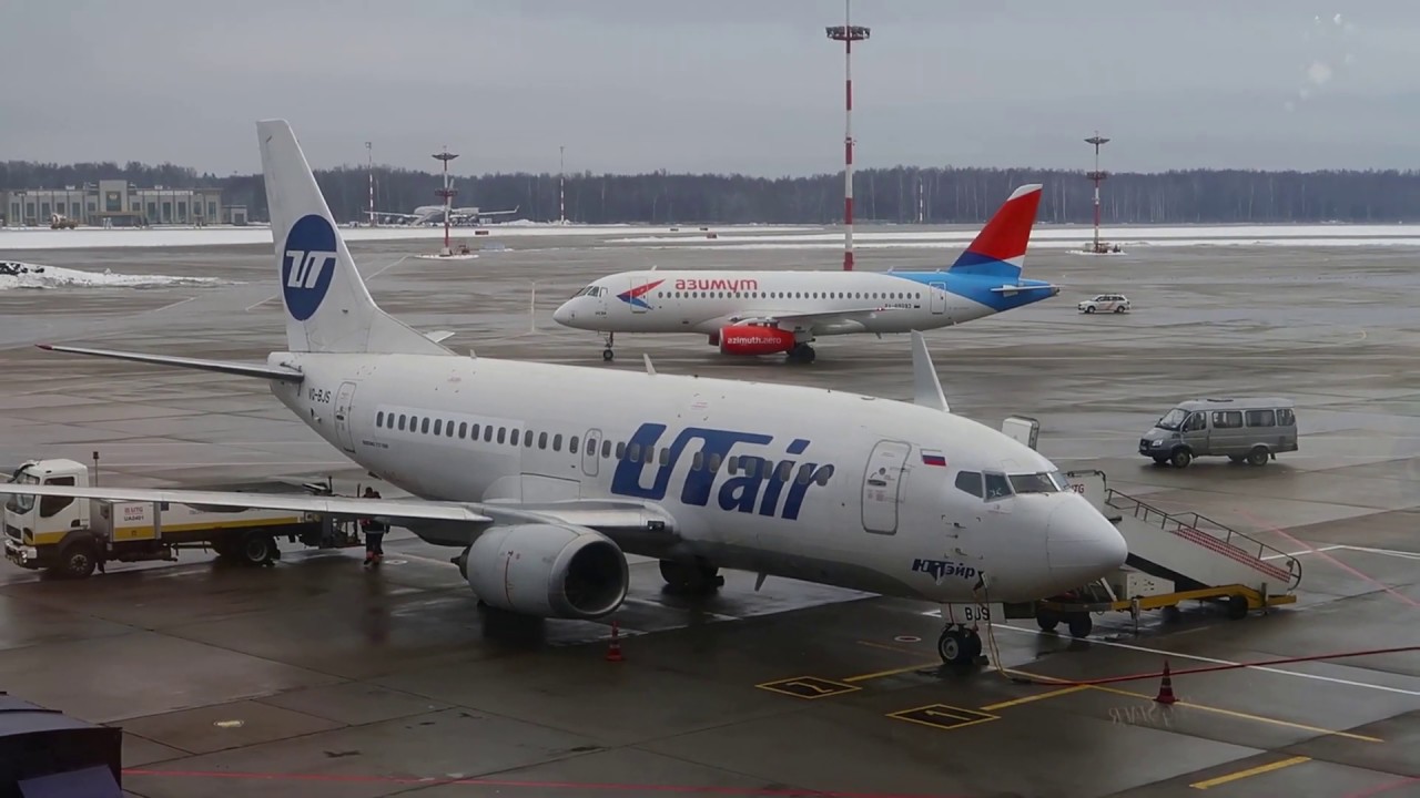 Boeing 737-400 Utair Москва - Казань