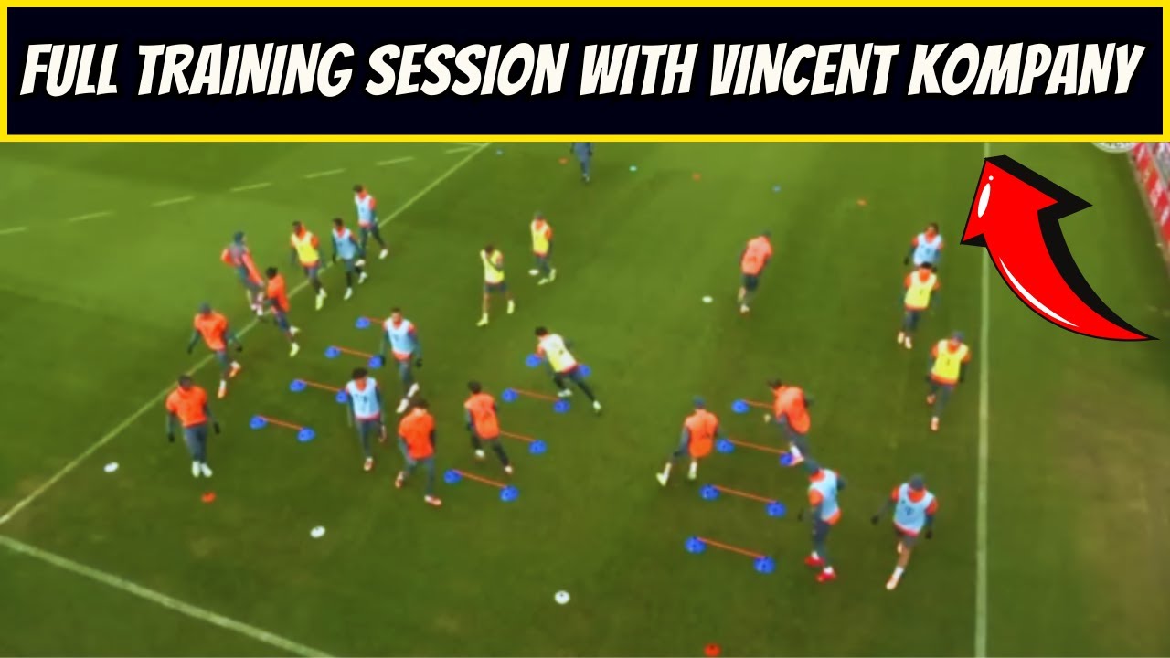 Full Training Session with Vincent Kompany at FC Bayern Munich 2025