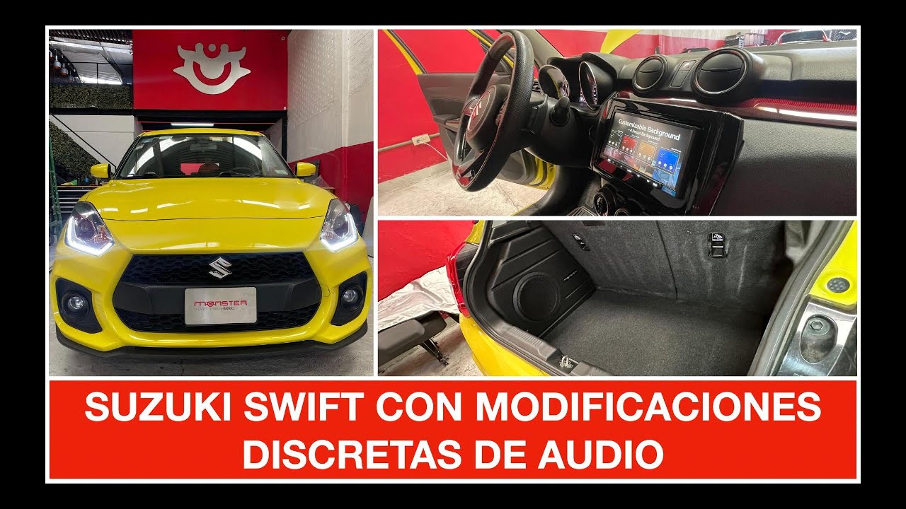 🔥SUZUKI SWIFT CON MODIFICACIONES DISCRETAS DE AUDIO🔥