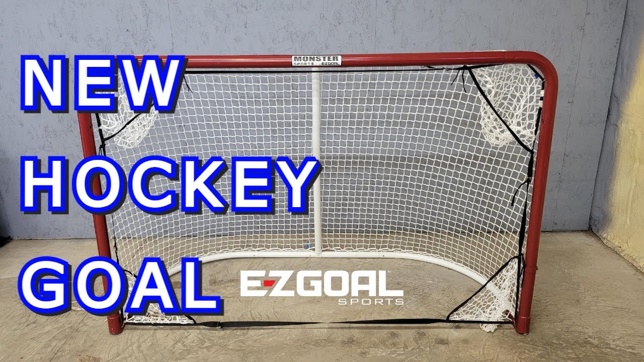 ODR  2023! EZGoal Folding Hockey Goal - Garage Organization - Dad Life