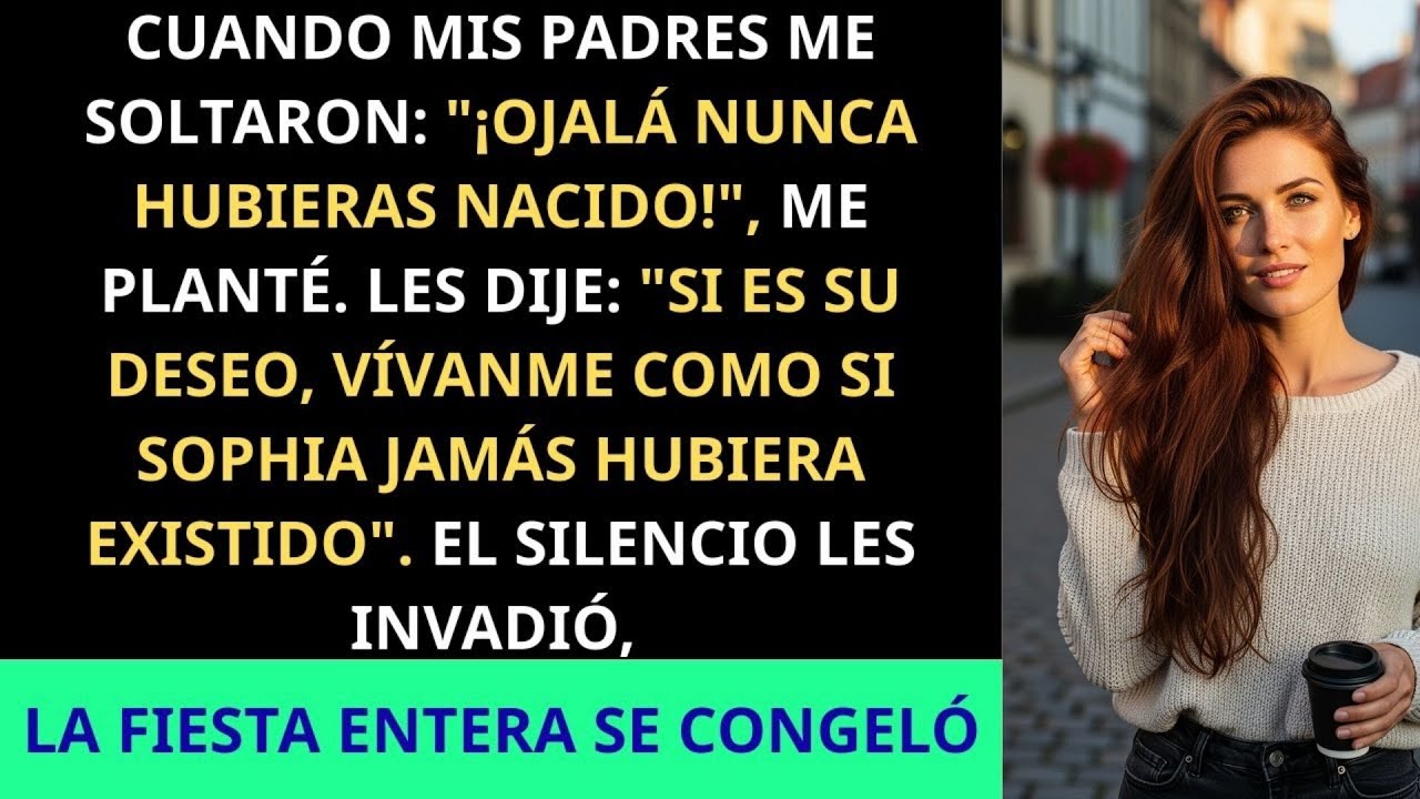 En mi graduación, mis padres dijeron que ojalá no hubiera nacido. Me levanté y los borré de mi ...🇪🇸