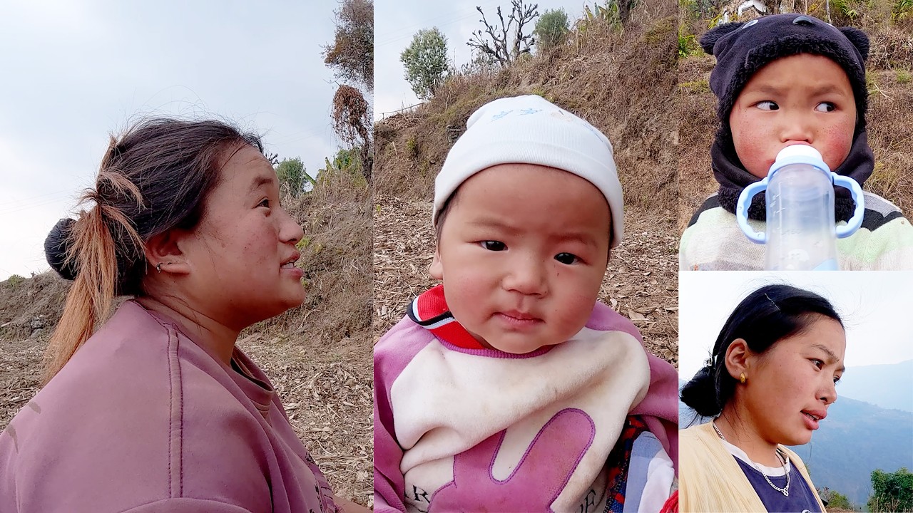 jina is helping to manjita || Himalayan village life of Nepal ||@pastorallifeofnepal