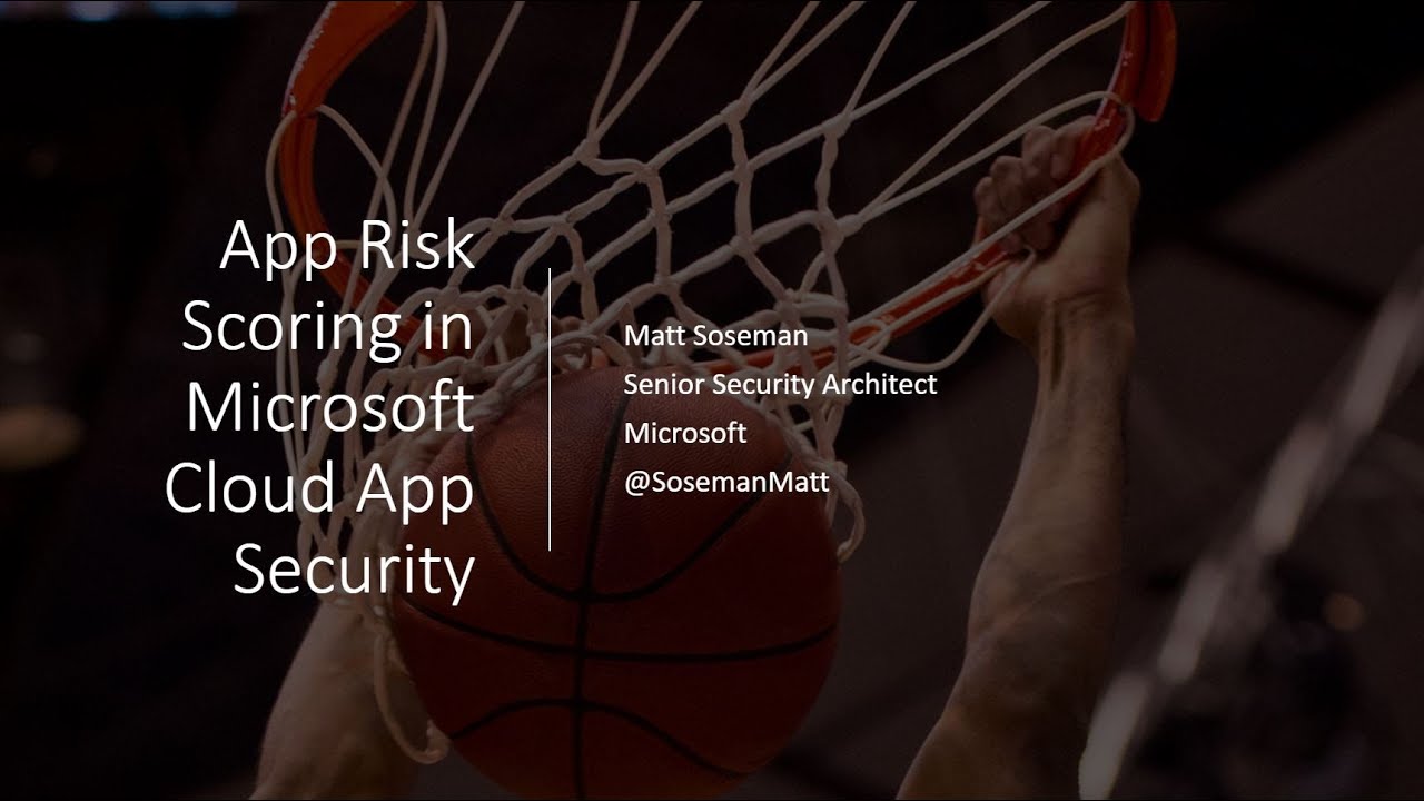App Risk Scoring in Microsoft Cloud App Security