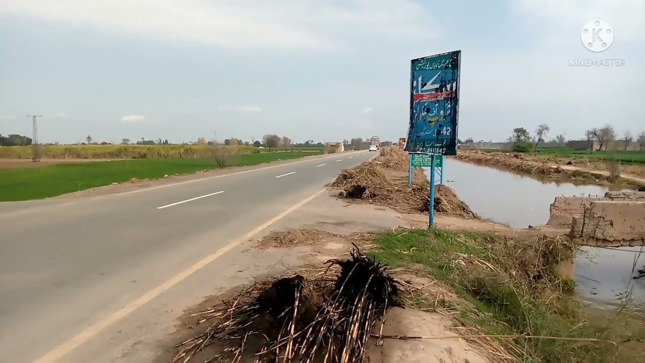 42 SB Area District Sargodha/Villages Field & Beautiful views/Lahore Sargodha Road NH 60/M2 Motorway