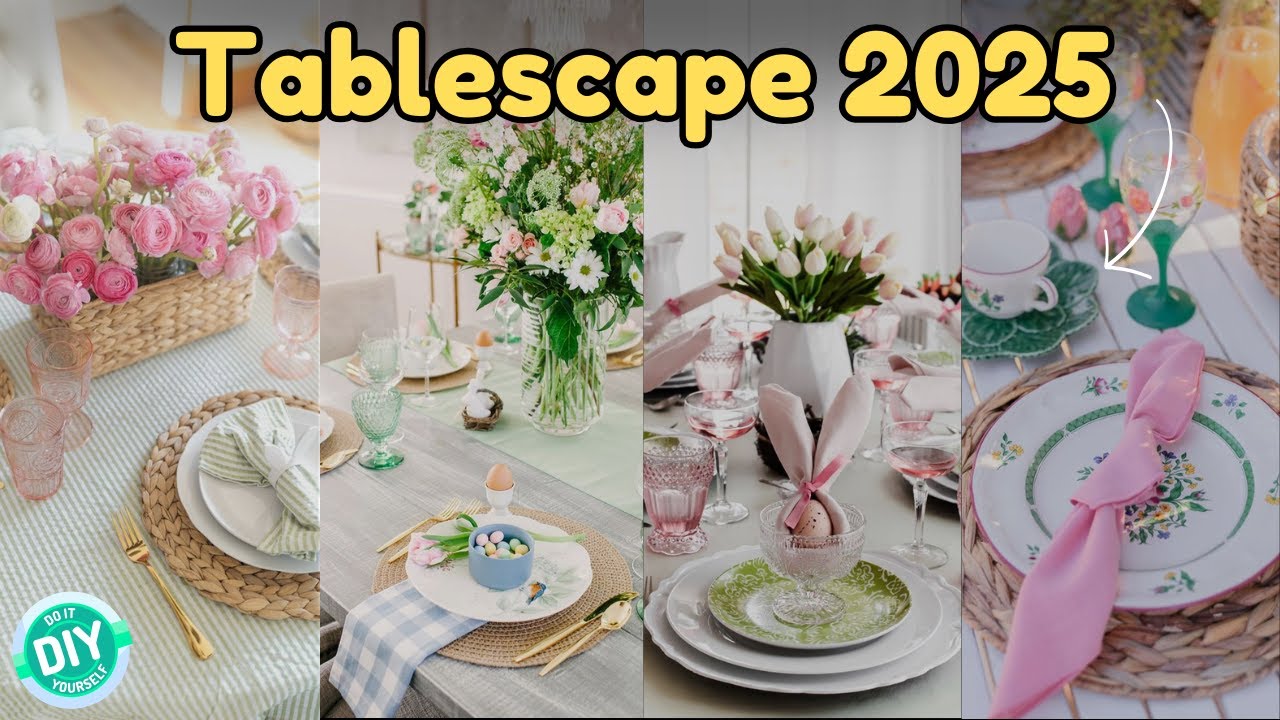 28 Best Easter Table Decorations Ideas 2025 | Easter Tablescape Spring & Centerpiece Ideas