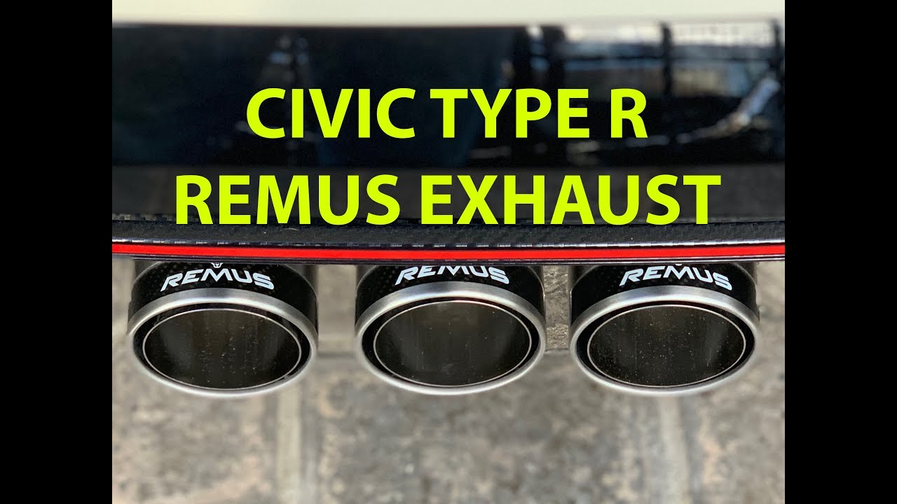 Honda Civic Typer R 2018 FK8 FBO Remus Exhaust