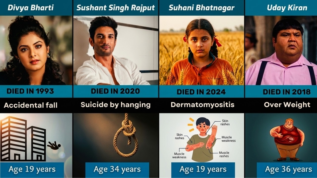 Legendary Actors Who Died Young: Gone Too Soon (Slide Comparison)