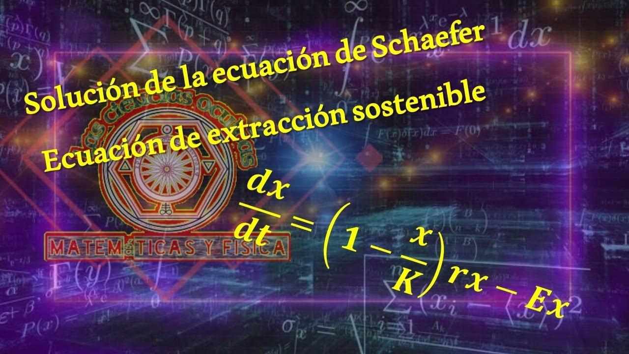 Solución de la Ecuación de Schaefer (Ecuación para la explotación de recursos naturales)