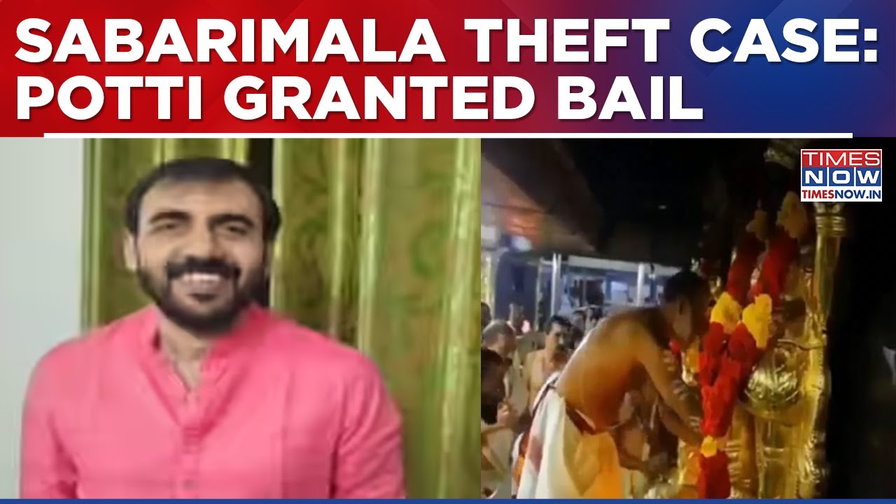 Sabarimala Theft Case Probe Hit As Court Grants Bail To Accused Unnikrishnan Potti