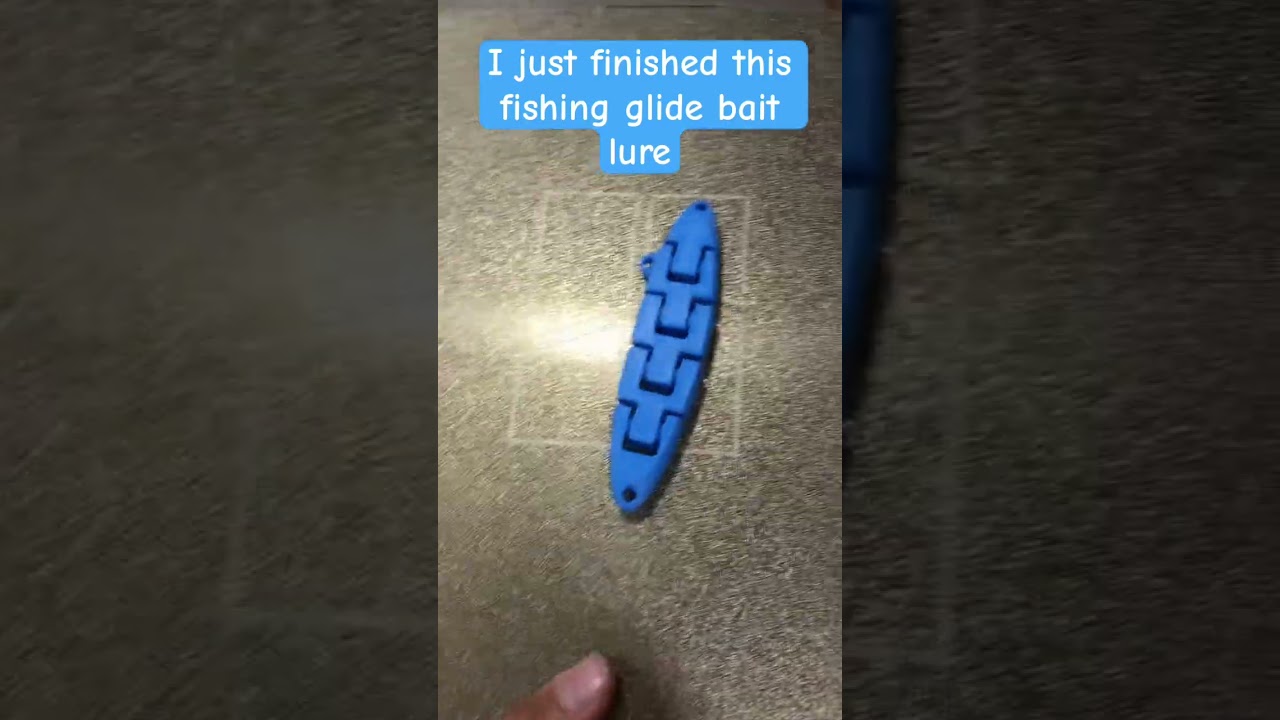 3D printed Fishing lure #3dprinting #bambulab #fishing #3dprinted