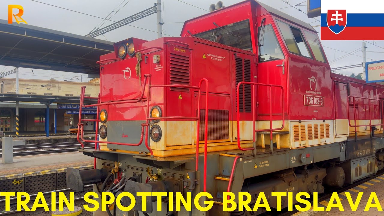 Trainspotting at Bratislava Railway Station - Slovak Republic