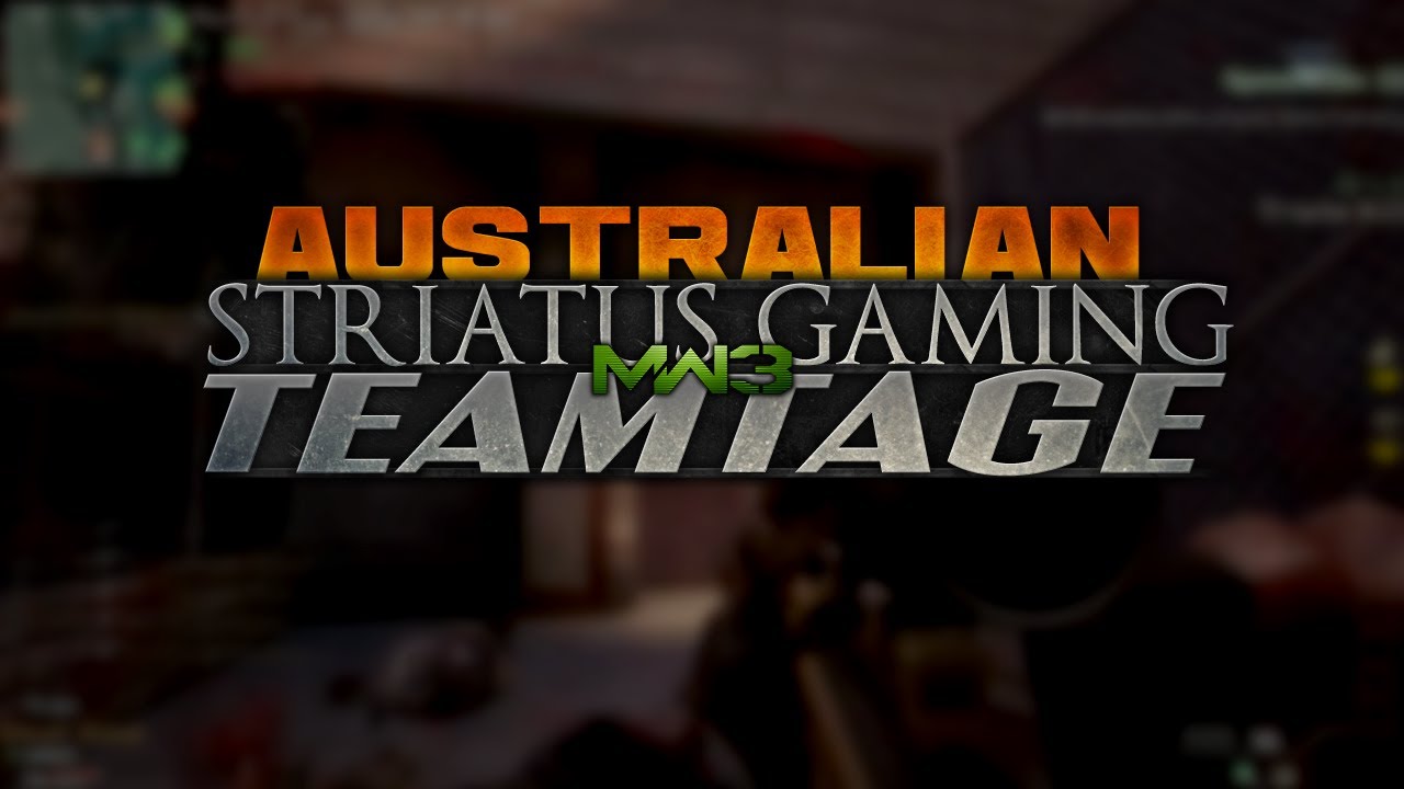 Striatus - Modern Warfare 3 Teamtage - Australian Special
