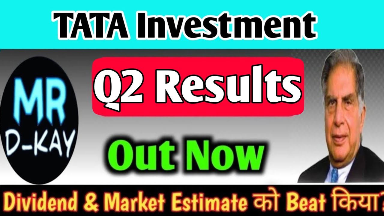 Tata Investment Q2 Results 2026 | Tata Investment Share Latest News | tata investment results today