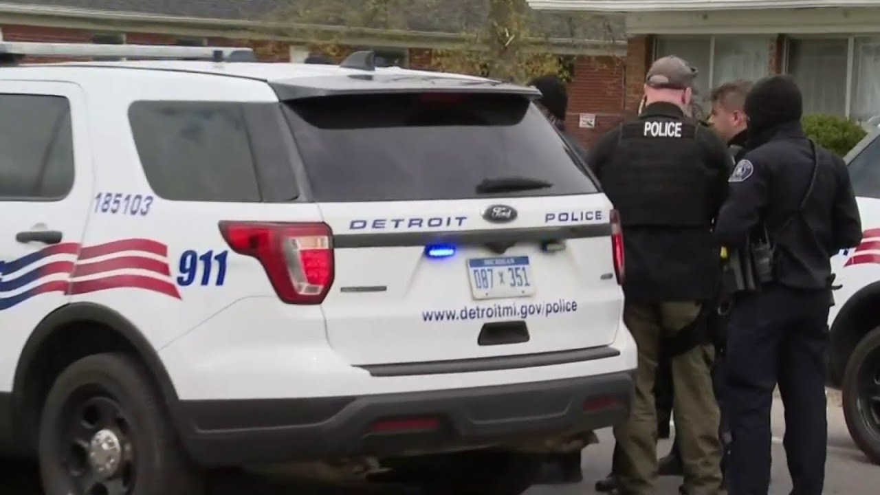 Police chase ends with Detroit officers arresting man wanted for shooting 5 people