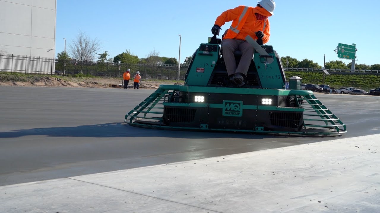 MQ Whiteman Hydrostatic Ride-On Trowels: The Industry's Best for Maximum Floor Flatness
