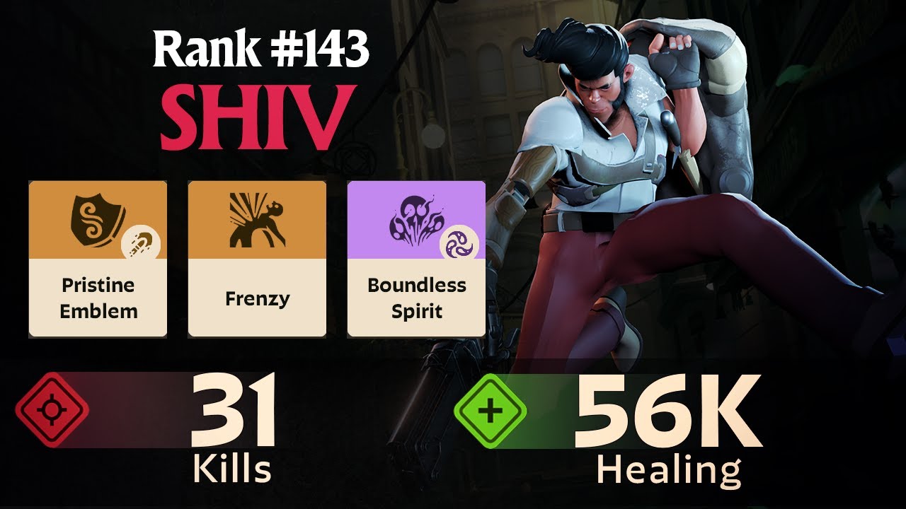 Deadlock Shiv Gameplay & Build - 31 KILLS! (Rank #143 Player: Kaljami)