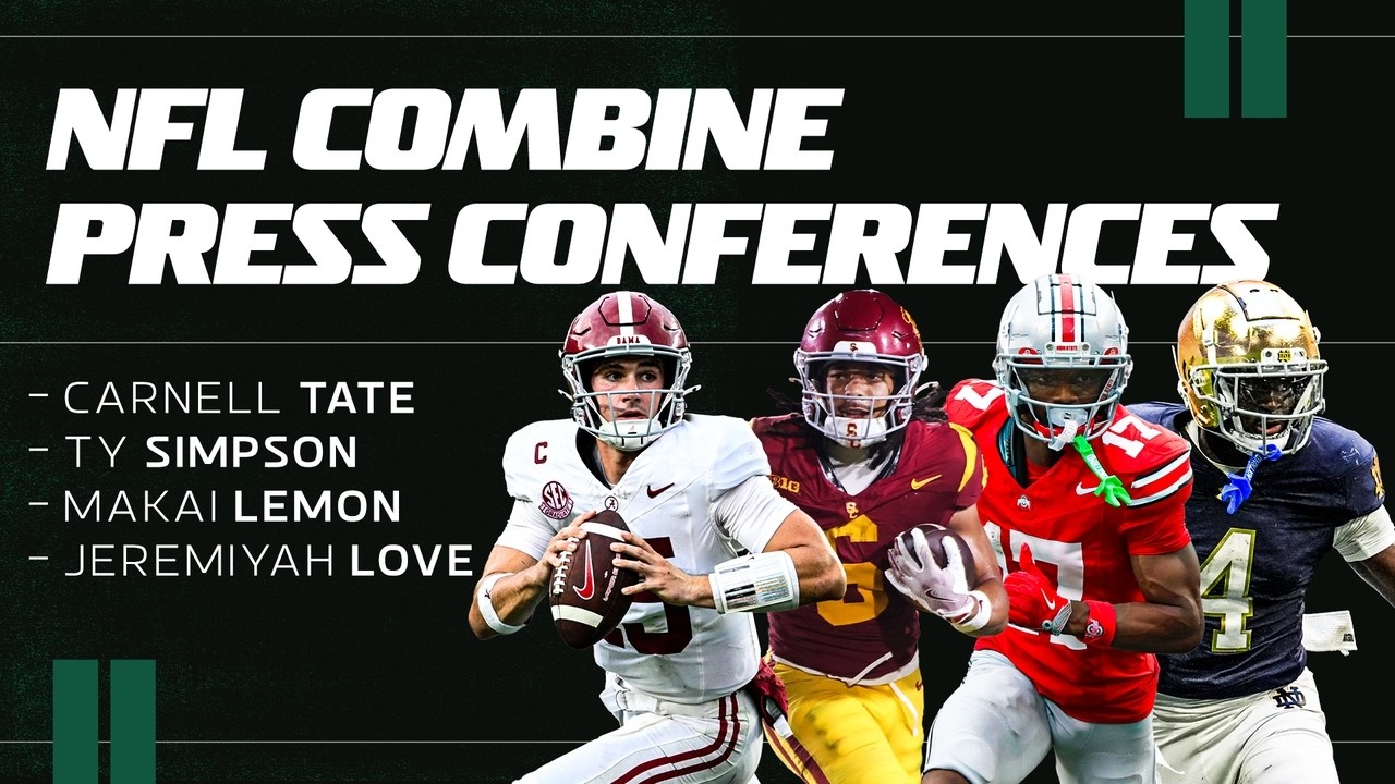 NFL Combine Press Conferences: Offense | Tate, Simpson, Lemon, Love