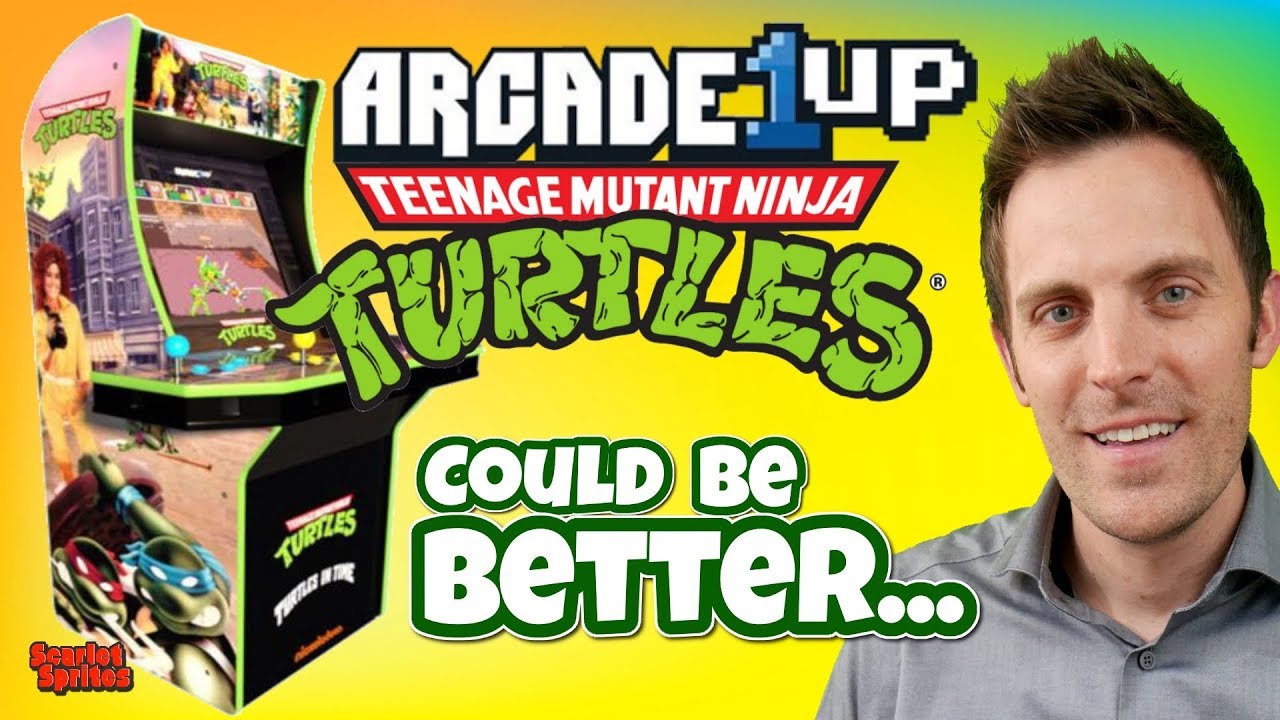 Arcade1Up TMNT Cabinet:  It Could be Better...