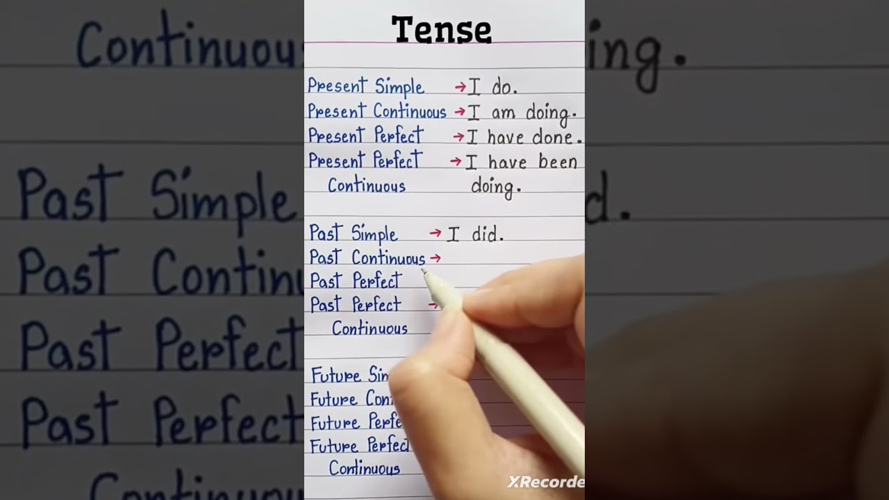 Tense .