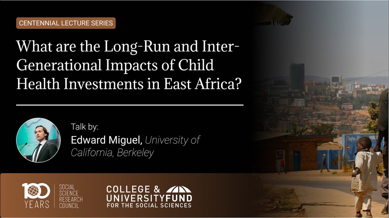 What are the Long-Run and Inter-Generational Impacts of Child Health Investments in East Africa?