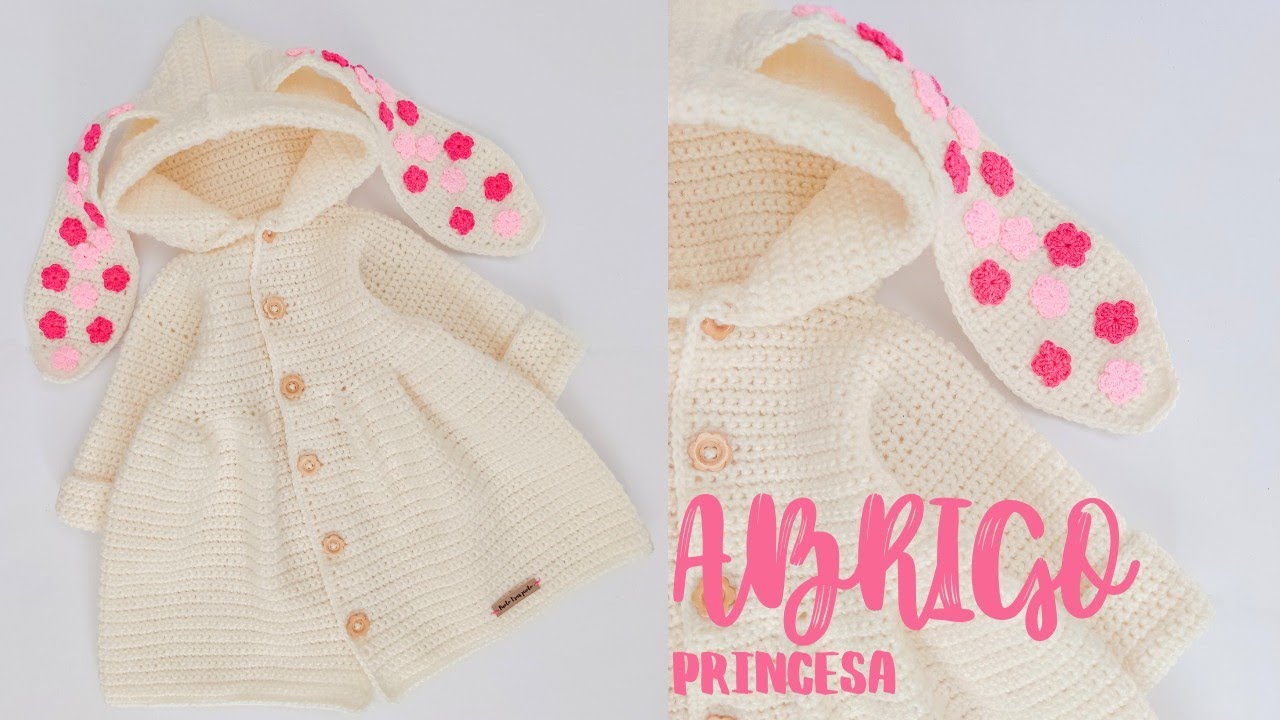 Abrigo princesa tejido a crochet/ parte 1 (Ad&aacute;ptalo a todas las tallas)