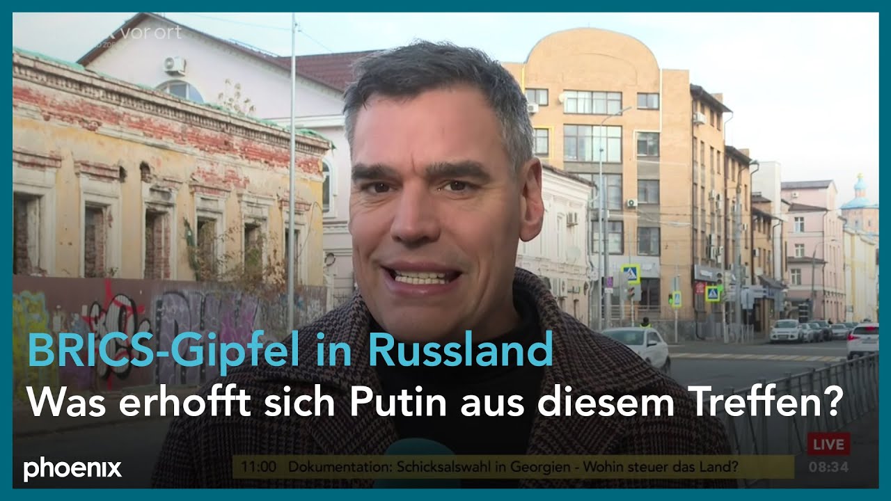 BRICS-Treffen: Korrespondent Armin Coerper in Kasan (Russland) | 23.10.24