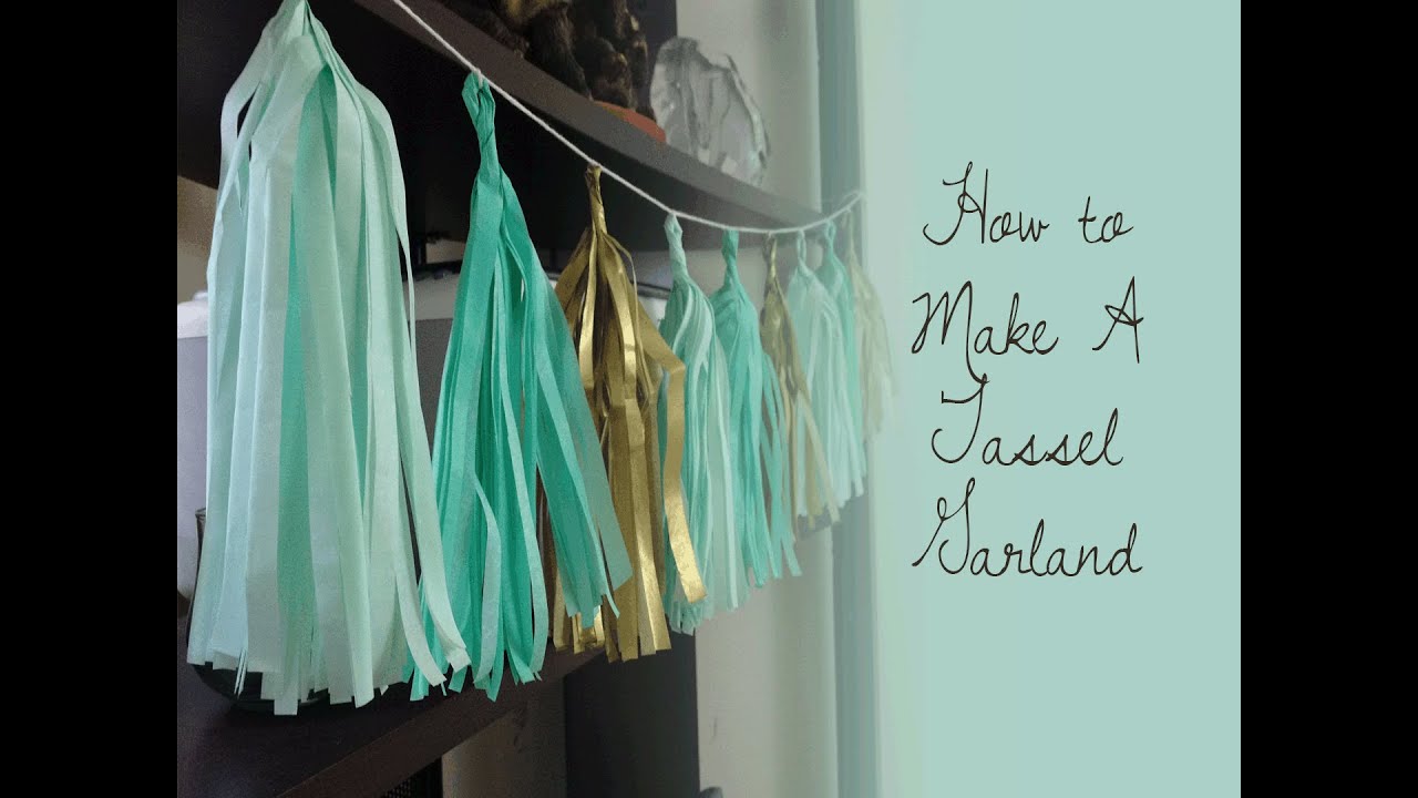 DIY Tassel Garland