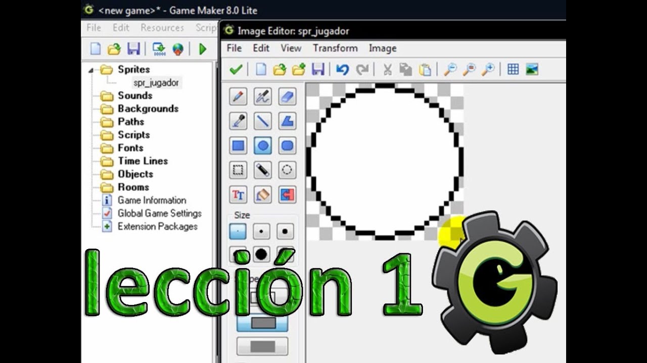tutorial de juegos de plataforma con game maker 8.0 (movimiento con las teclas).