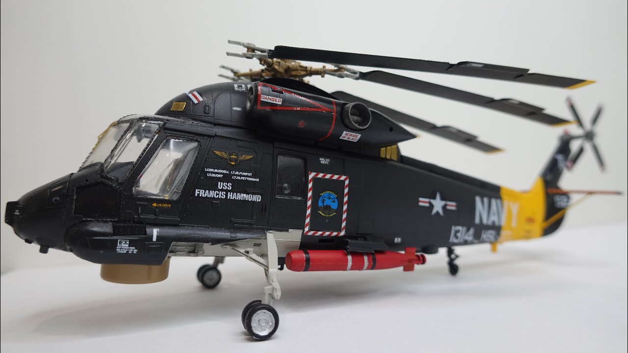 Building a model helicopter: SH-2F SEASPRITE 1:48