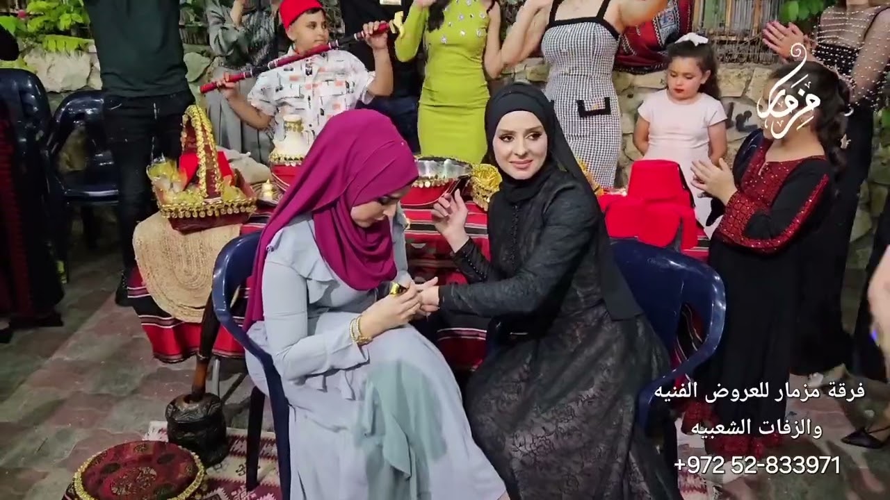 فرقة مزمار - حنة العروس رغده قاسم حصارمه( البعنه)