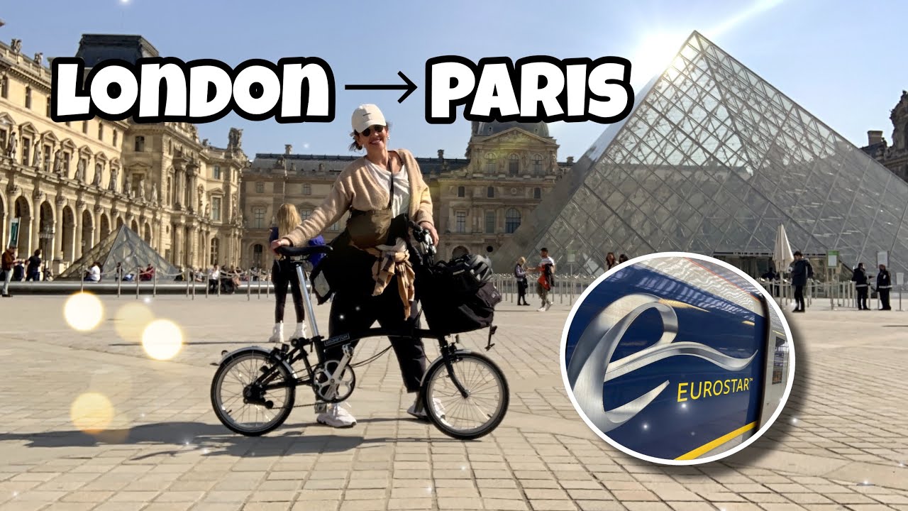 Brompton Vs Eurostar - London ➞ Paris -underwater tunnel- (legenda em português)