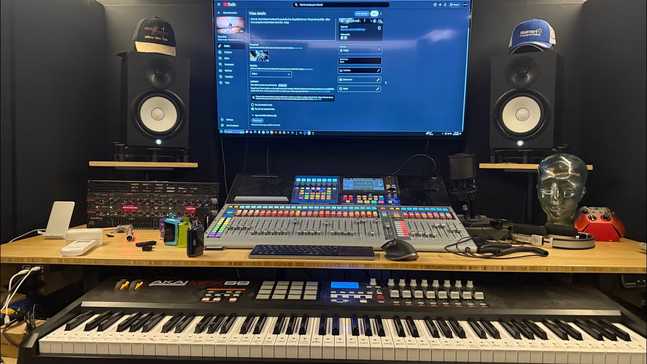 Studio reveal. The boom bunker.  2025. Hopefully it’s near 100 percent by 2026. 