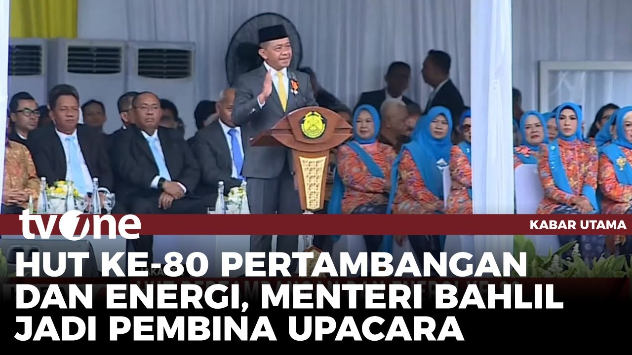 Kementerian ESDM Gelar HUT Pertambangan dan Energi Ke-80 | tvOne