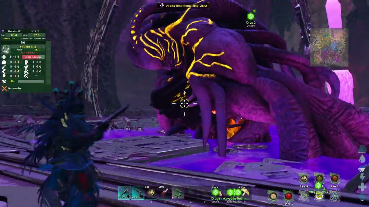 Ark ASA - Solo Beta Rockwell - 30 seconds left kill