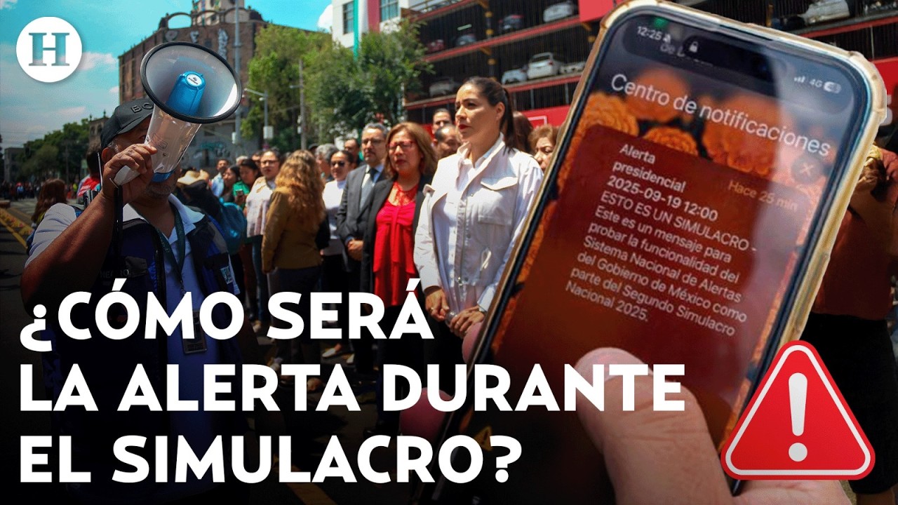 ¡No entres en pánico! Así sonará la alerta sísmica en tu celular durante el simulacro en CDMX