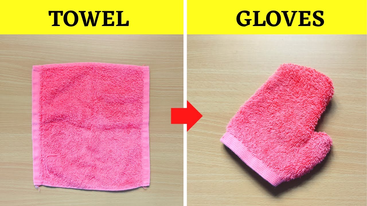 How to make Hand gloves from old clothes