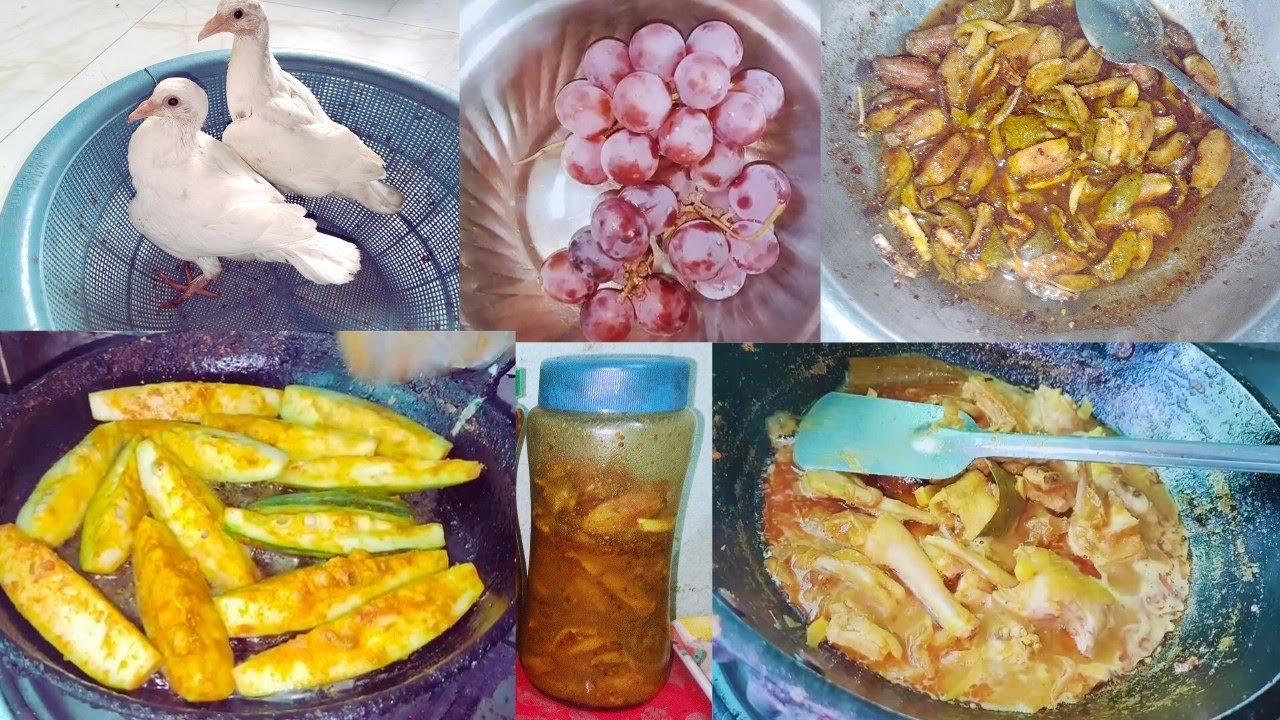 কবুতরের মাংসের কষা ভুনা,সারাদিন কি কি কাজ করছি,দারুণ মজার জলপাইয়ের আচারের সহজ রেসিপি। 