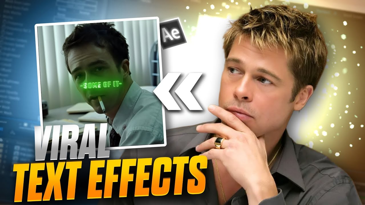 Viral Text Effects Tutorial | After Effects #aetutorial 